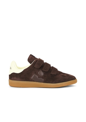 Isabel Marant Beth Sneaker in Chocolate & Light Yellow - Chocolate. Size 40 (also in 39).