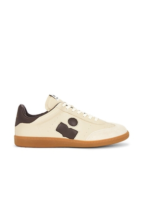 Isabel Marant Bryce Sneaker in Ecru & Chocolate - Cream. Size 40 (also in 37).