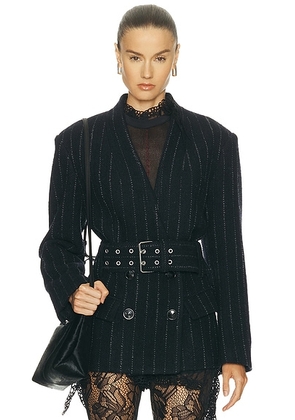 Isabel Marant Fyma Jacket in Midnight - Navy. Size 38 (also in 34).