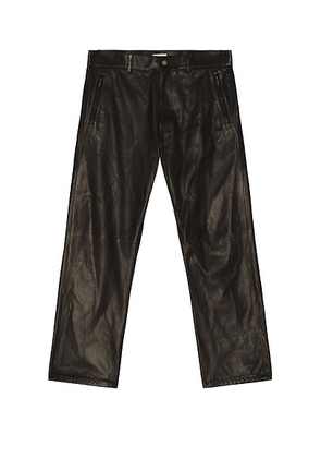 Fear of God Leather Pant in Black - Black. Size 48 (also in 52).