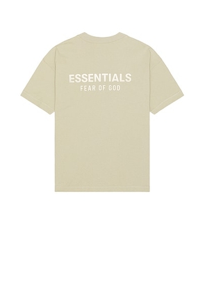 Fear of God ESSENTIALS Classic Fit T-Shirt in Abbey Stone - Grey. Size L (also in M, S, XL/1X).