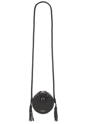Isabel Marant Houna Circle Bag in Black & Silver - Black. Size all.