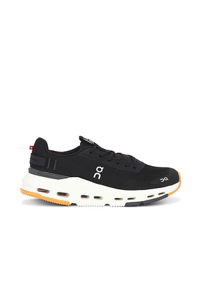 On Cloudnova Form 2 Sneaker in Black & Ivory - Black. Size 10 (also in 5, 5.5, 6, 6.5, 7, 7.5, 8, 8.5, 9, 9.5).