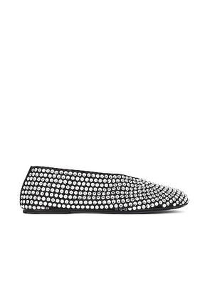 KHAITE Marcy Flat in Crystals - Black. Size 36.5 (also in 36, 37, 38, 38.5, 39, 39.5, 40, 41).
