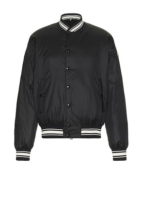 Moncler Bouchet Bomber in Black - Black. Size 3 (also in 4).