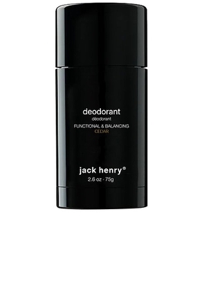 Jack Henry Deodorant in Cedar - Beauty: NA. Size all.