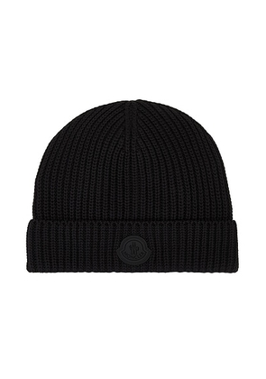 Moncler Beanie in Black - Black. Size all.