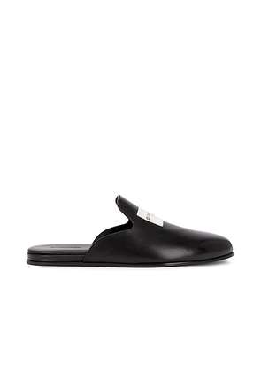Givenchy Label Lounge Slipper in Black - Black. Size 41 (also in 42, 43, 44, 45).