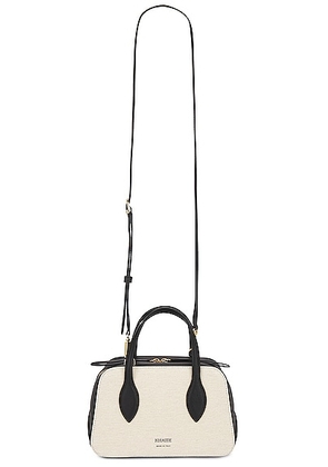 KHAITE Maeve Small Crossbody Bag in Black & Natural - Cream. Size all.