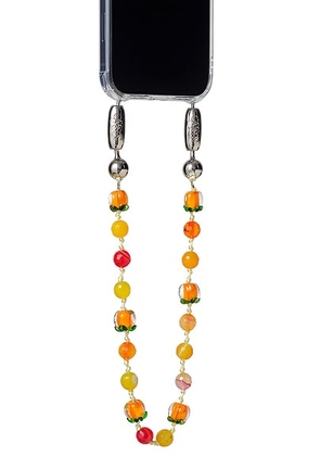 Ossa Gem Mini Wristlet in Persimmon - Orange. Size all.