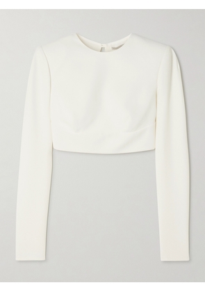 Stella McCartney - Cropped Cady Top - White - IT36,IT38,IT40,IT42,IT44,IT46,IT48,IT50