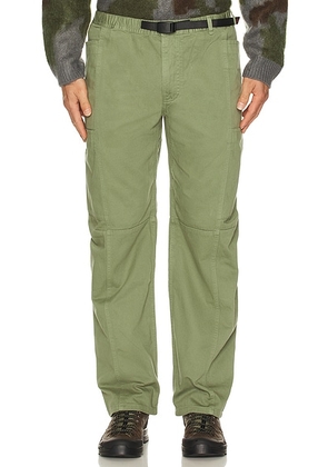 Gramicci Voyager Pant in Sage - Green. Size L (also in M, S, XL/1X).