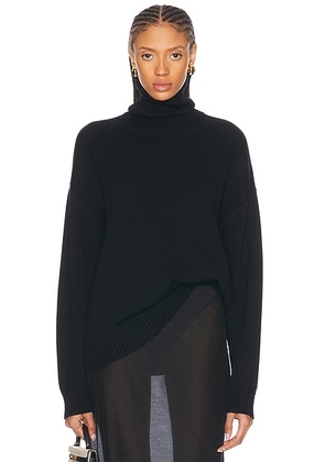 L'Academie by Marianna Ronny Turtleneck Sweater in Black - Black. Size XS (also in S, XXS).