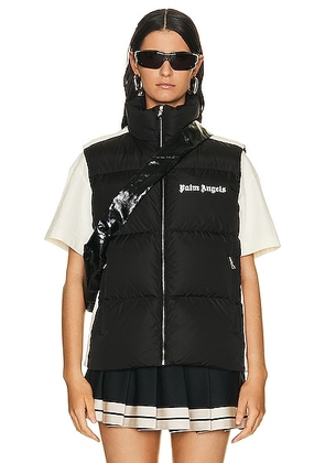 Moncler Genius x Palm Angels Rodman Vest in Black - Black. Size 0/XS (also in 00/XXS).