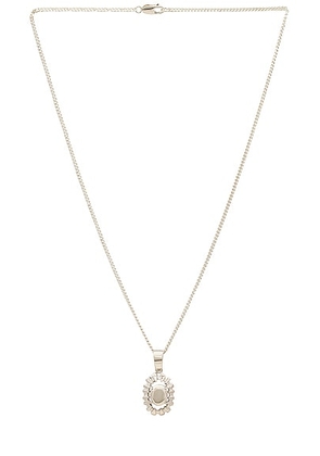 Martine Ali 925 Silver Henri Stone Necklace in Silver - Metallic Silver. Size 20 (also in 18, 22).