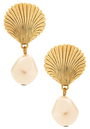 Jennifer Behr Alana Earrings in Gold - Metallic Gold. Size all.