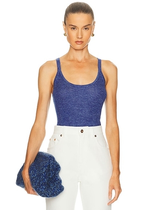 Gabriela Hearst Cinxia Tank Top in Cobalt - Blue. Size L (also in ).