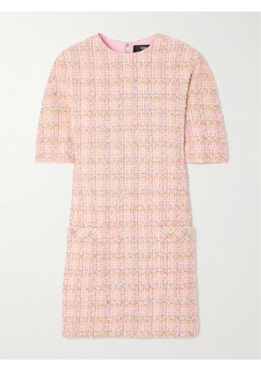 Versace - Metallic Tweed Mini Dress - Pink - IT36,IT38,IT40,IT42,IT44,IT46