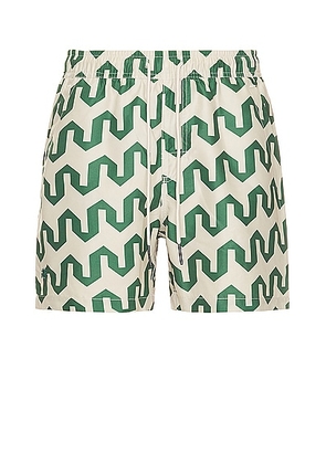 OAS Atlas Swim Short in GREEN - Green. Size S (also in XL/1X).