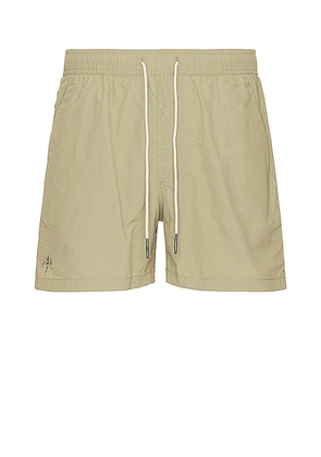 OAS Green Nylon Swim Shorts in Green - Green. Size XL/1X (also in ).