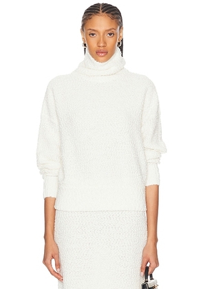 LPA Evan Turtleneck Sweater in Winter White - White. Size M (also in L, S, XL, XS, XXS).