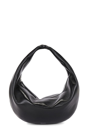 KHAITE Olivia Patent Hobo Bag in Black - Black. Size all.