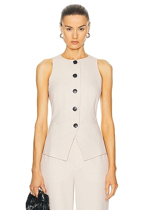 L'Academie by Marianna Hendry Top in Beige - Beige. Size XL (also in M, S, XS).