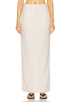 L'Academie by Marianna Hendry Maxi Skirt in Beige - Beige. Size XS (also in ).