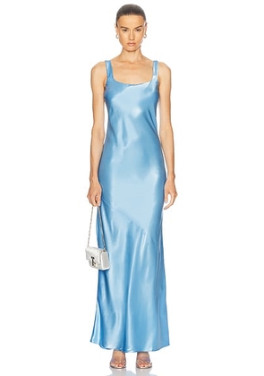 L'Academie by Marianna Laetitia Maxi Dress in Blue - Baby Blue. Size M (also in L, S, XS, XXS).