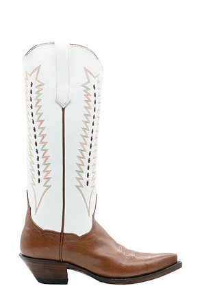 Kemo Sabe Jenny Boot in Coconut Bergamo - White. Size 6 (also in 10, 5.5, 6.5, 7, 8, 8.5, 9, 9.5).