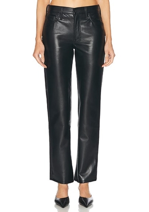 MOTHER The Smarty Pants Skimp in Invitation Only - Black. Size 24 (also in 23, 27, 28, 31, 34).