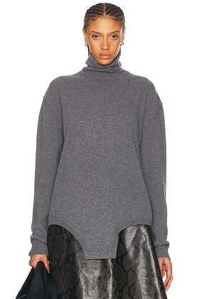 Maison Margiela Turtleneck Sweater in Medium Grey - Grey. Size M (also in XS).