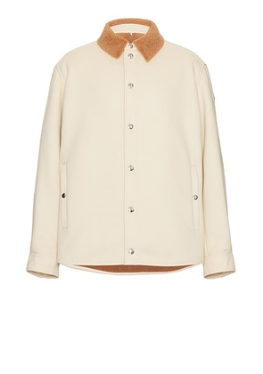 Moncler Shirt in Ivory - Cream. Size L (also in M, S).