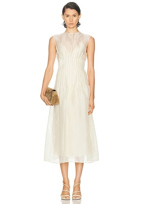 KHAITE Wes Dress in Bone - White. Size 0 (also in ).