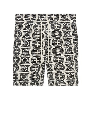 OAS Hypnotise Net Shorts in Black - Black. Size S (also in M).