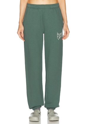 Museum of Peace and Quiet Warped Sweatpants in Fern - Sage. Size XL/1X (also in ).