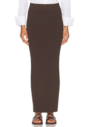 Max Mara Aprile Skirt in Brown - Brown. Size L (also in M, S, XS).