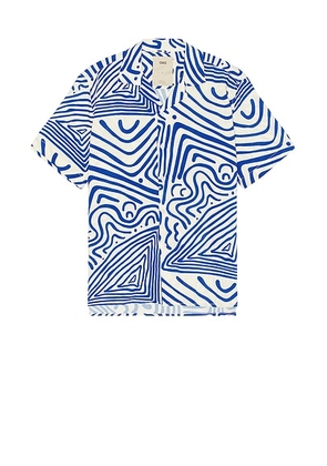 OAS Eldovado Viscose Shirt in Blue - Blue. Size L (also in M).