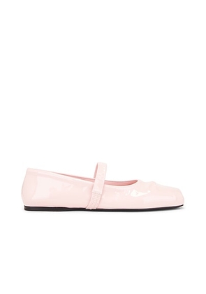 Marni Mary Jane Flat in Pink Gummy - Rose. Size 37 (also in 38, 39, 40).