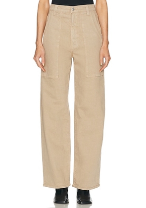 MOTHER The Quartet Breaker Skimp Jeans in Dark Khaki - Beige. Size 32 (also in ).