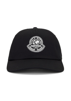 Moncler Baseball Cap in Black - Black. Size all.