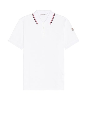 Moncler Polo in Whtie - White. Size S (also in ).