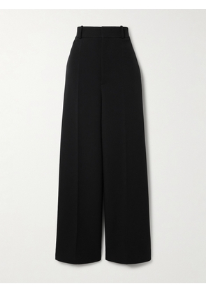 CARVEN - Wide-leg Twill Pants - Black - FR 34,FR 36,FR 38,FR 40,FR 42