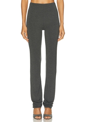 Norma Kamali Lazy Legging in Dark Grey - Charcoal. Size L (also in ).