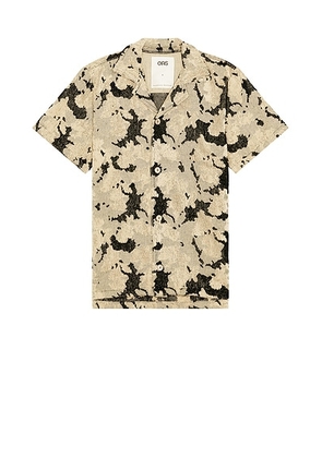 OAS Jura Contaste Cuba Terry Shirt in Multi - Beige. Size L (also in M, S, XL/1X).