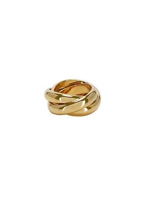 Lie Studio Sofie Ring in Gold - Metallic Gold. Size 50 (also in 52, 54, 56).