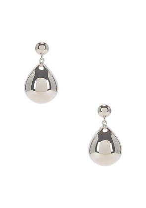 Lie Studio Julie Earrings in Sterling Silver - Metallic Silver. Size all.