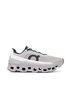 On Cloudmonster Sneakers in Alloy & Silver - Grey. Size 10.5 (also in 10, 11, 11.5, 12, 12.5, 13, 7, 7.5, 8, 8.5, 9, 9.5).