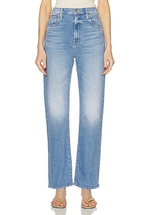MOTHER The Ditcher Zip Flood Jeans in Love On The Beat - Denim-Light. Size 24 (also in ).