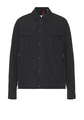 Moncler Frema Shirt Jacket in Black - Black. Size 4 (also in 3).